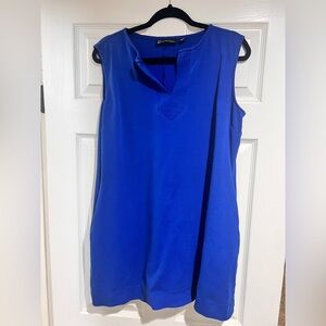 New York & Company Royal Blue Sleeveless Blouse